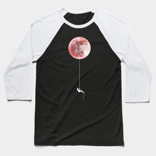 Climbing The Moon Baseball T-Shirt